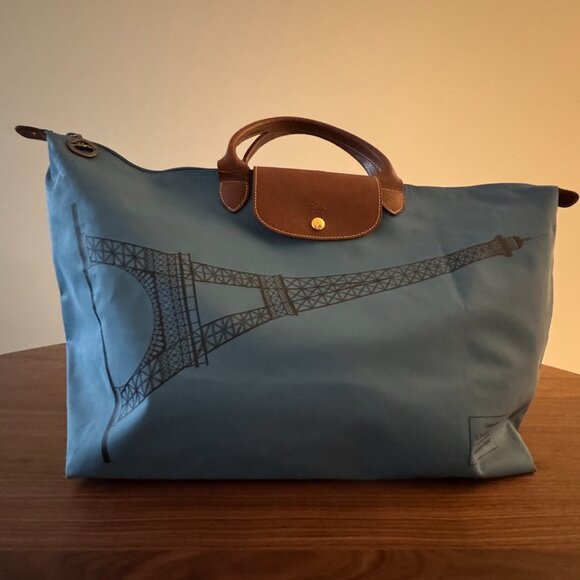 Longchamp Eiffel Tower Le Pliage Travel Bag - Picture 1 of 4
